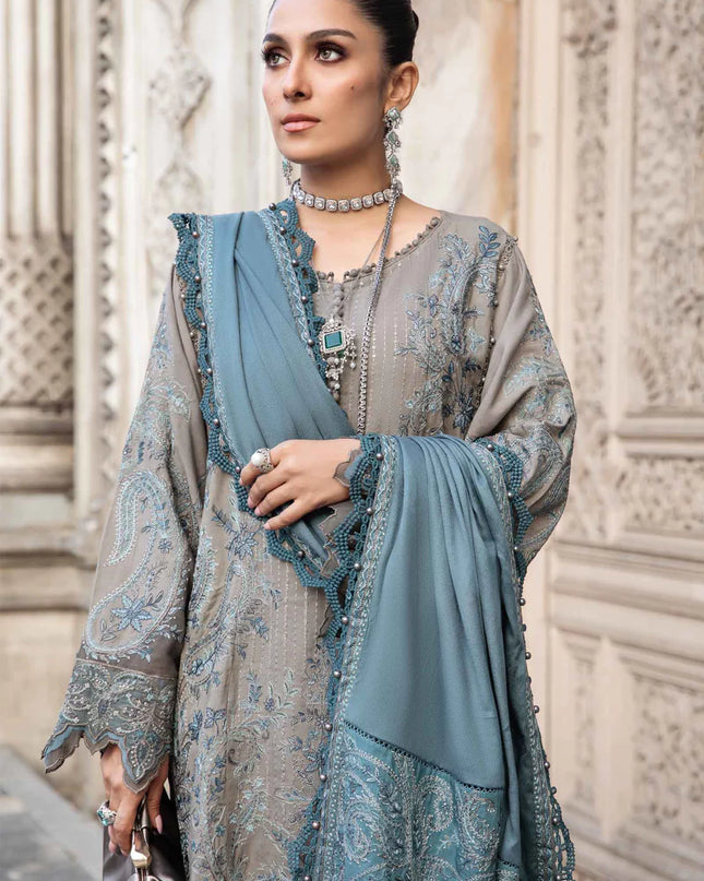 Stitched Linen | Grey DL-1104