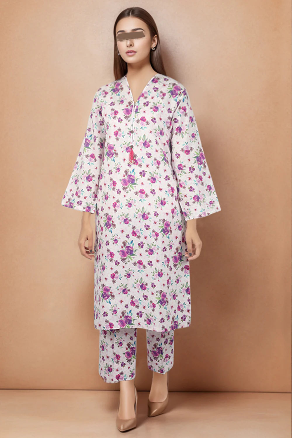Printed Cambric Stitched 2 Piece (Shirt/Trouser)