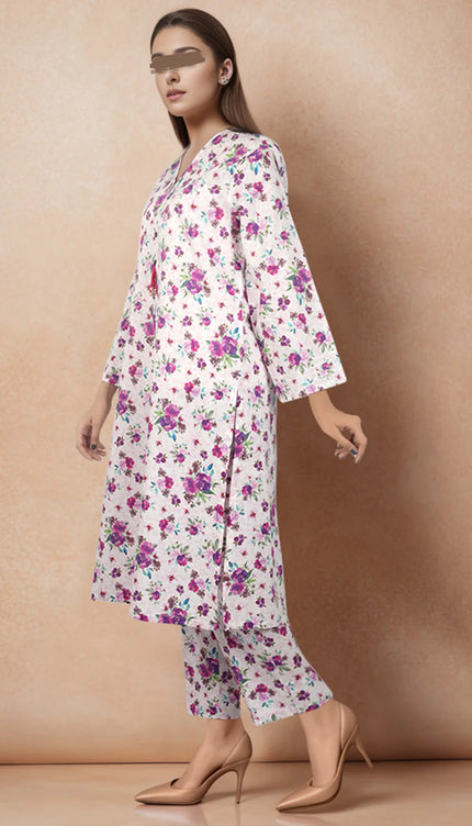 Printed Cambric Stitched 2 Piece (Shirt/Trouser)
