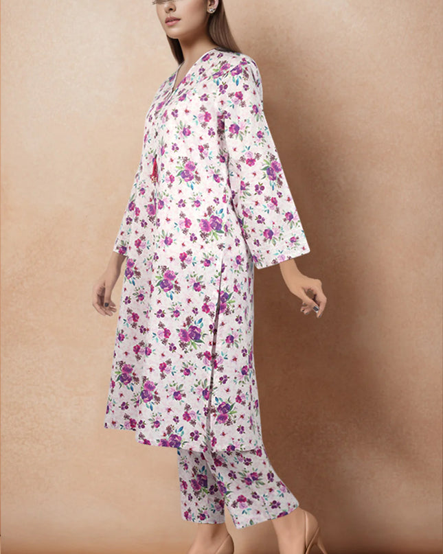 Printed Cambric Stitched 2 Piece (Shirt/Trouser)