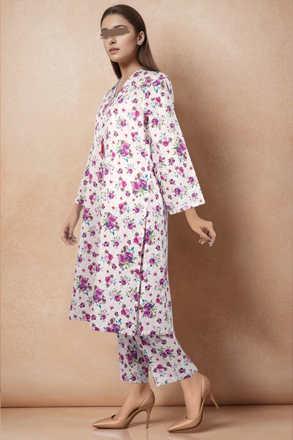 Printed Cambric Stitched 2 Piece (Shirt/Trouser)