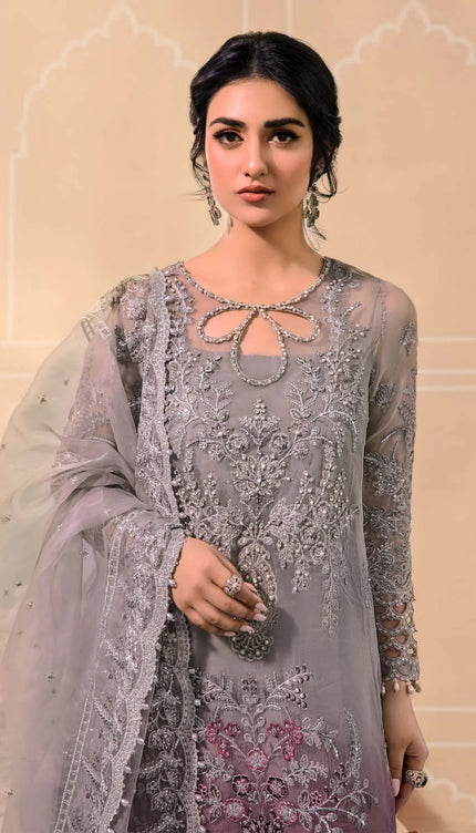 Stitched MBROIDERED - Plum BD-2605
