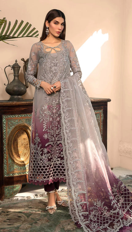 Stitched MBROIDERED - Plum BD-2605
