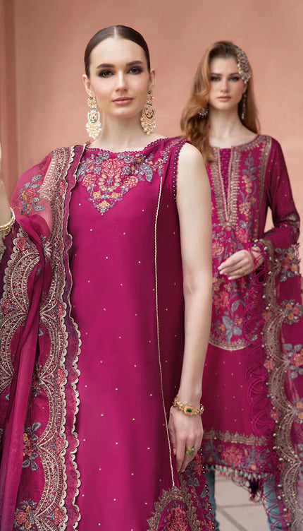 Unstitched Sateen | Magenta CST-704