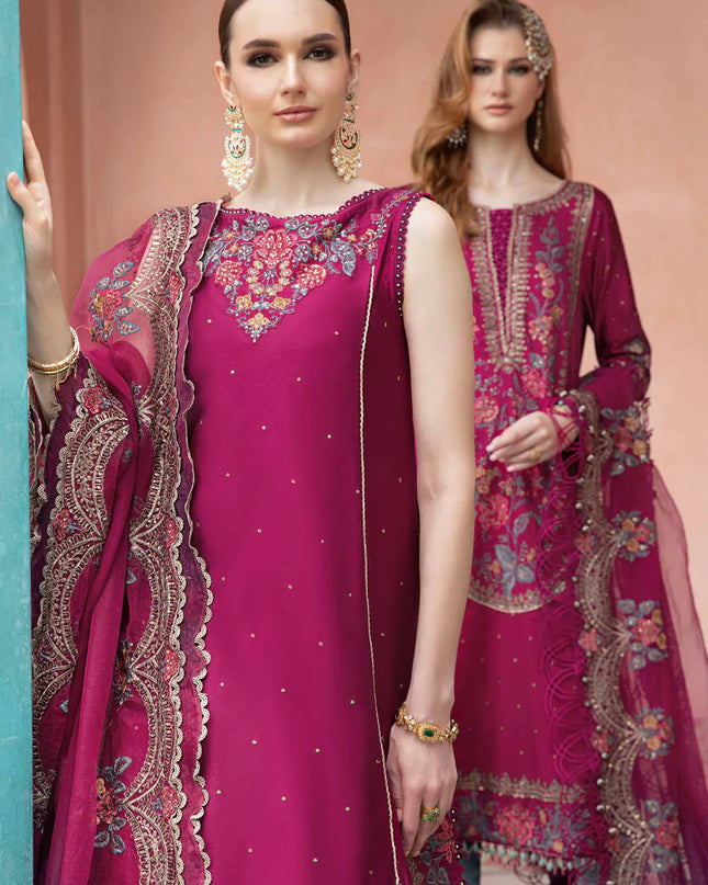 Unstitched Sateen | Magenta CST-704
