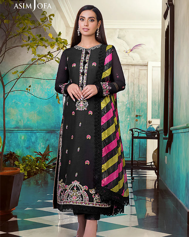 AJIM-11 EMBROIDERED PAPER COTTON 3 PCS