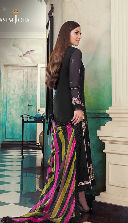 AJIM-11 EMBROIDERED PAPER COTTON 3 PCS