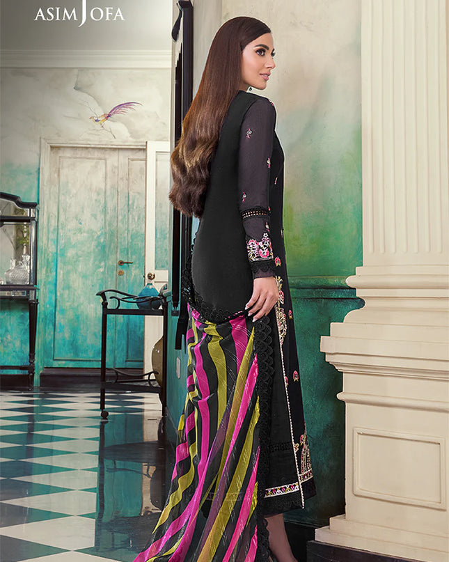 AJIM-11 EMBROIDERED PAPER COTTON 3 PCS
