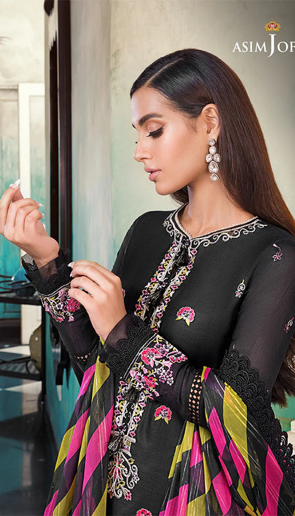 AJIM-11 EMBROIDERED PAPER COTTON 3 PCS