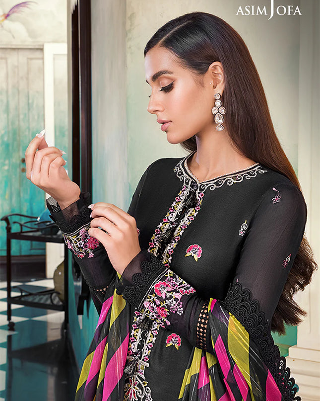 AJIM-11 EMBROIDERED PAPER COTTON 3 PCS
