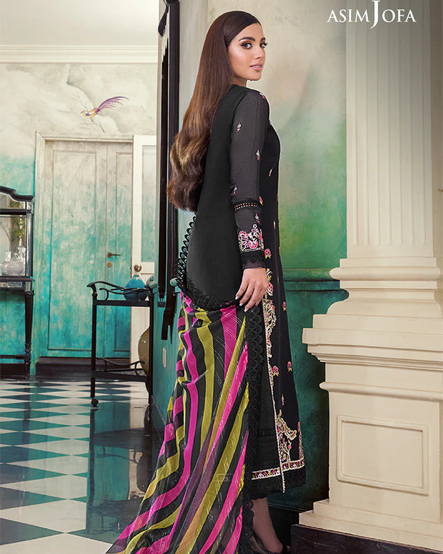 AJIM-11 EMBROIDERED PAPER COTTON 3 PCS