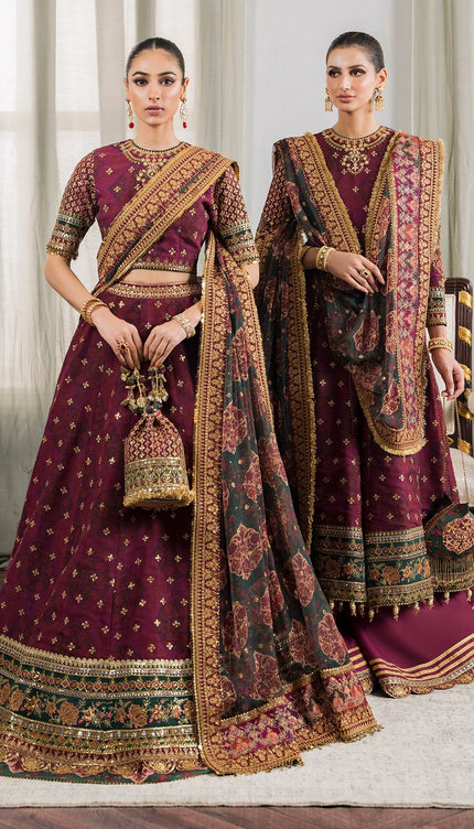 EMBROIDERED CHIFFON CH12-03