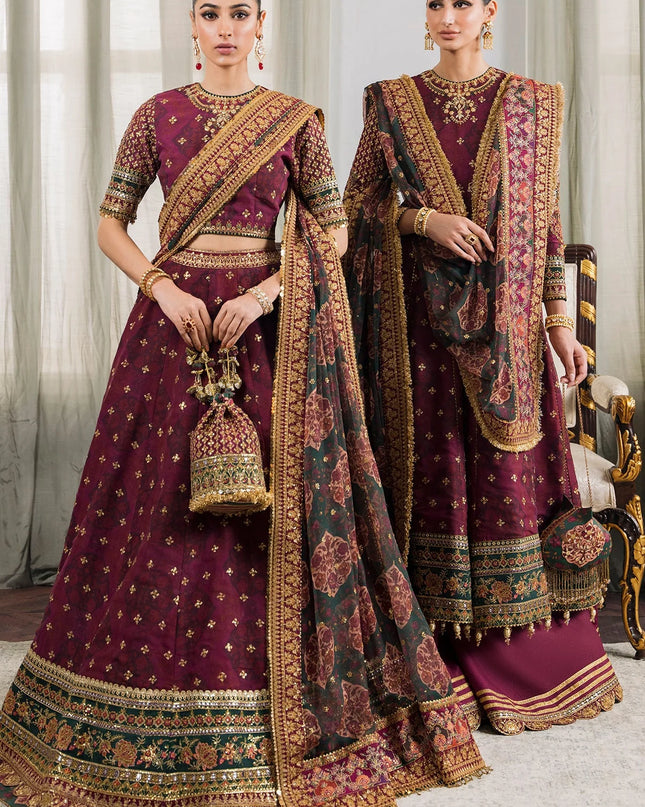 EMBROIDERED CHIFFON CH12-03