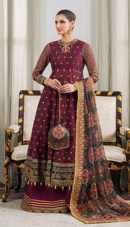 EMBROIDERED CHIFFON CH12-03