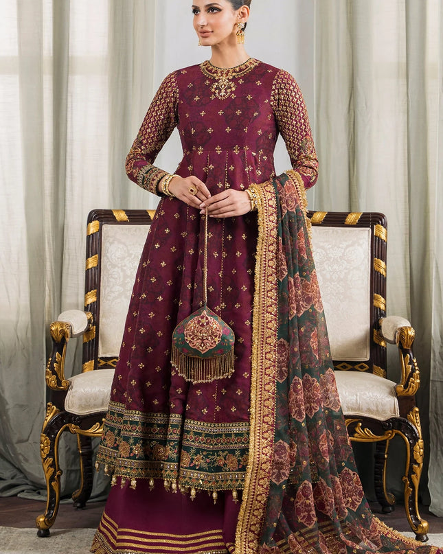 EMBROIDERED CHIFFON CH12-03
