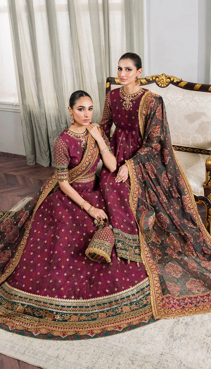 EMBROIDERED CHIFFON CH12-03