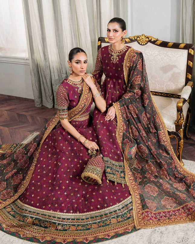 EMBROIDERED CHIFFON CH12-03