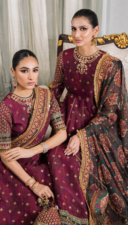 EMBROIDERED CHIFFON CH12-03