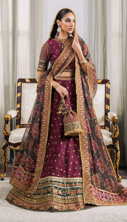 EMBROIDERED CHIFFON CH12-03