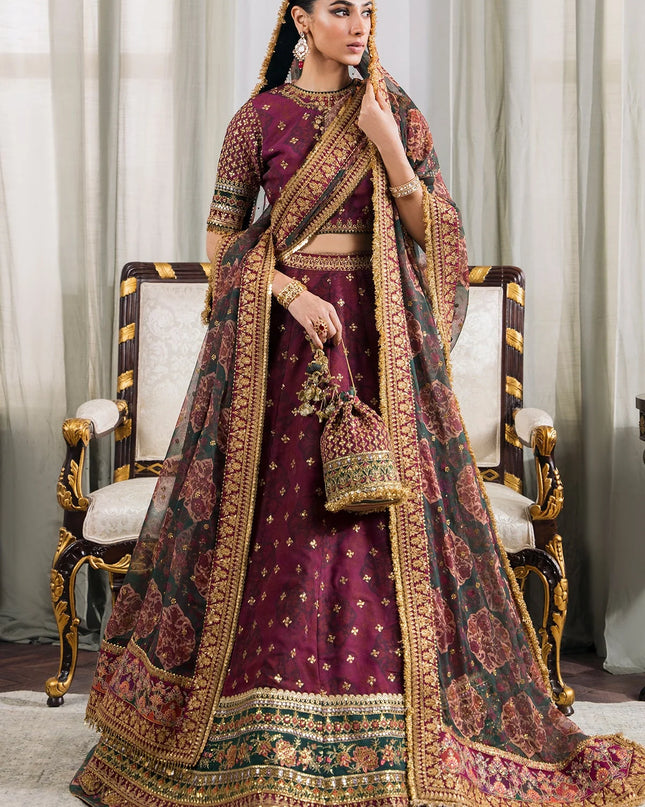 EMBROIDERED CHIFFON CH12-03