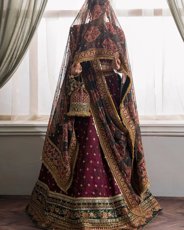 EMBROIDERED CHIFFON CH12-03