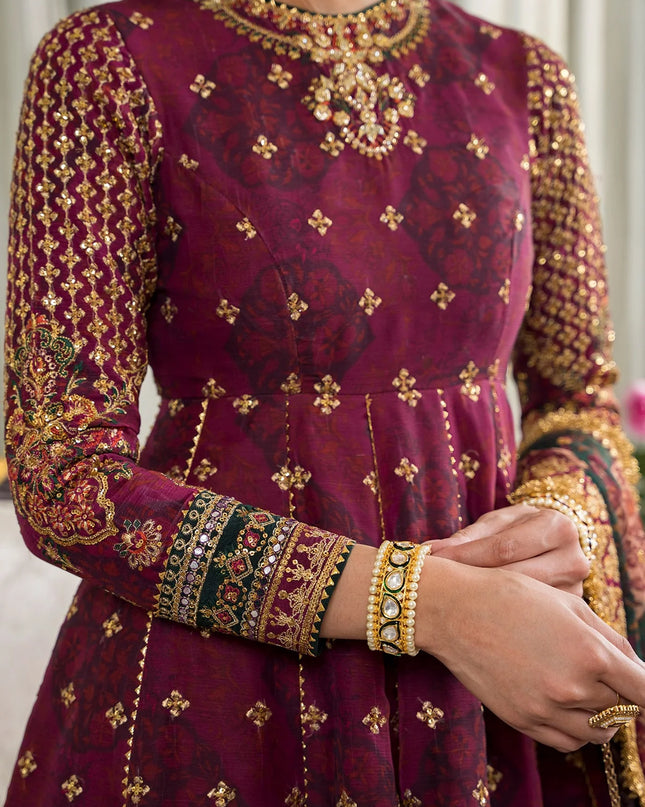 EMBROIDERED CHIFFON CH12-03
