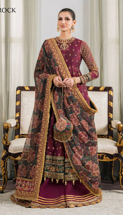 EMBROIDERED CHIFFON CH12-03