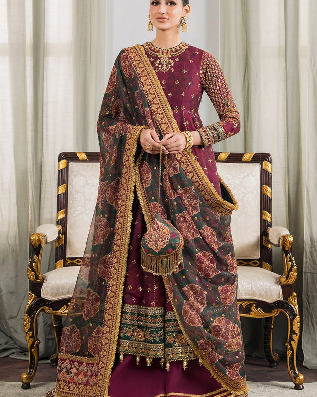 EMBROIDERED CHIFFON CH12-03