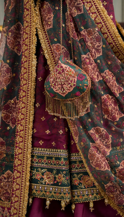 EMBROIDERED CHIFFON CH12-03