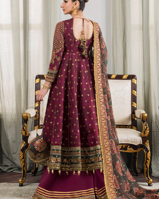 EMBROIDERED CHIFFON CH12-03