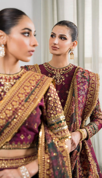 EMBROIDERED CHIFFON CH12-03