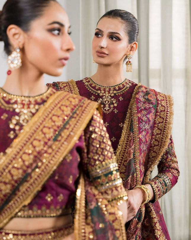 EMBROIDERED CHIFFON CH12-03