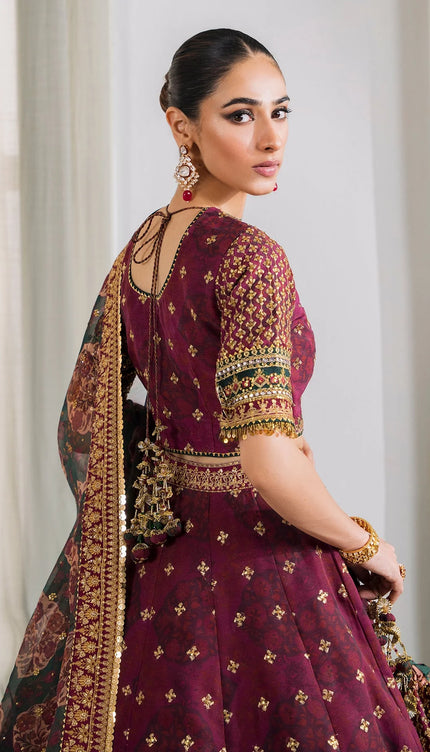 EMBROIDERED CHIFFON CH12-03