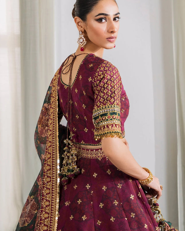 EMBROIDERED CHIFFON CH12-03