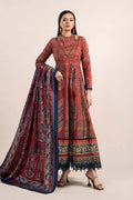 3 Piece Printed Cambric Suit | MPS-2302-B