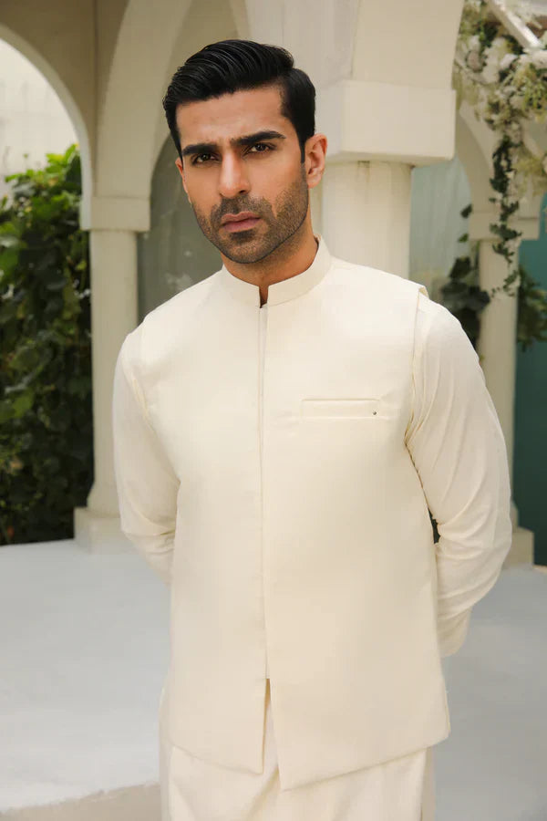 Off White Shalwar Kameez