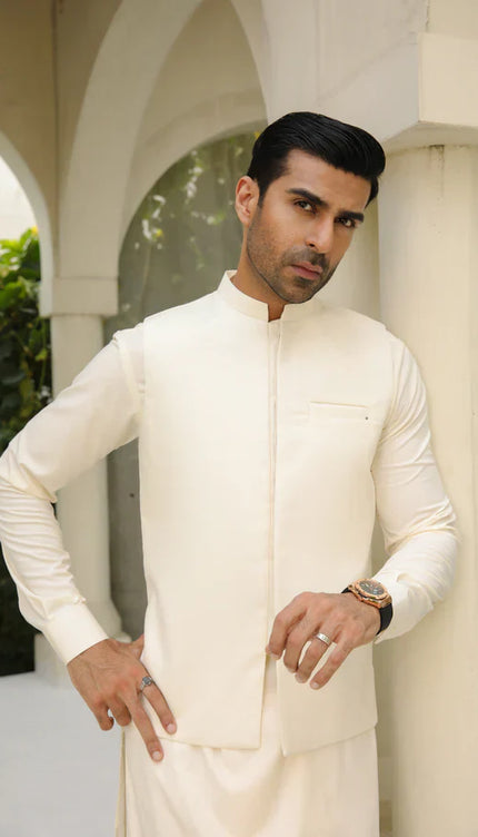 Off White Shalwar Kameez