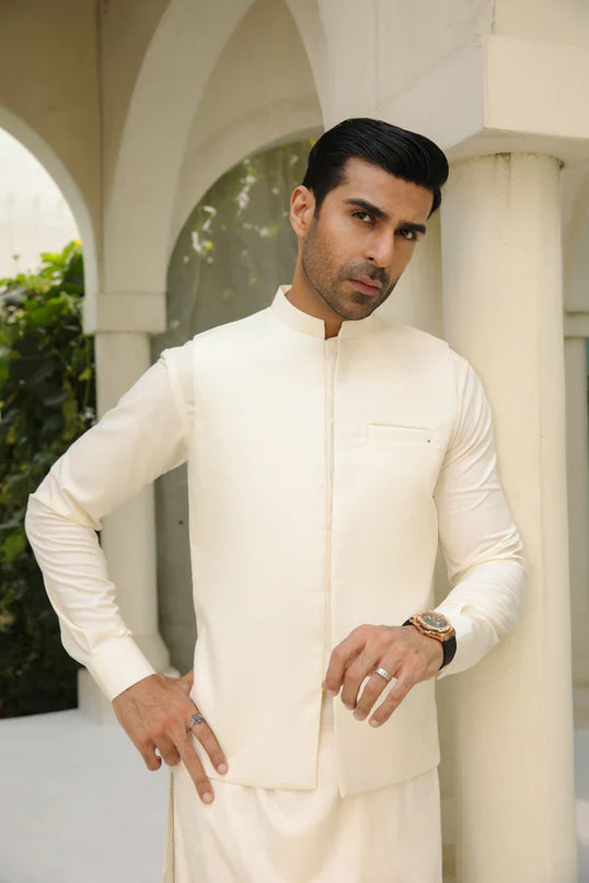 Off White Shalwar Kameez