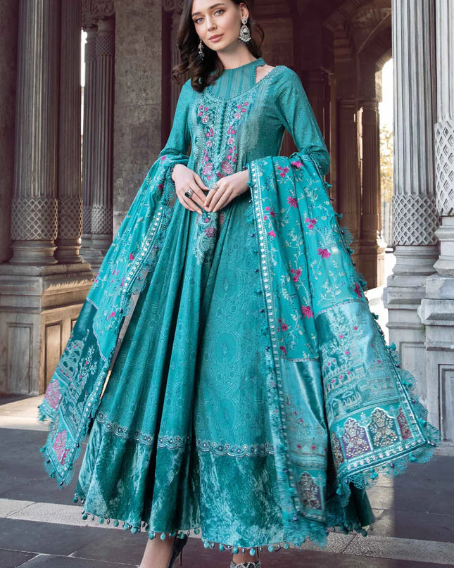 Stitched Linen | Teal DL-1105