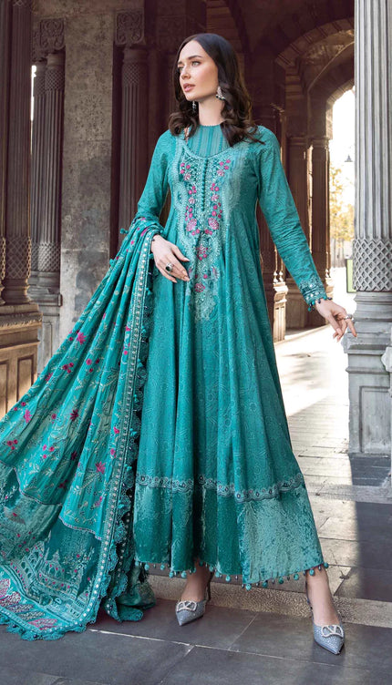 Stitched Linen | Teal DL-1105