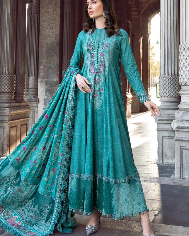 Stitched Linen | Teal DL-1105