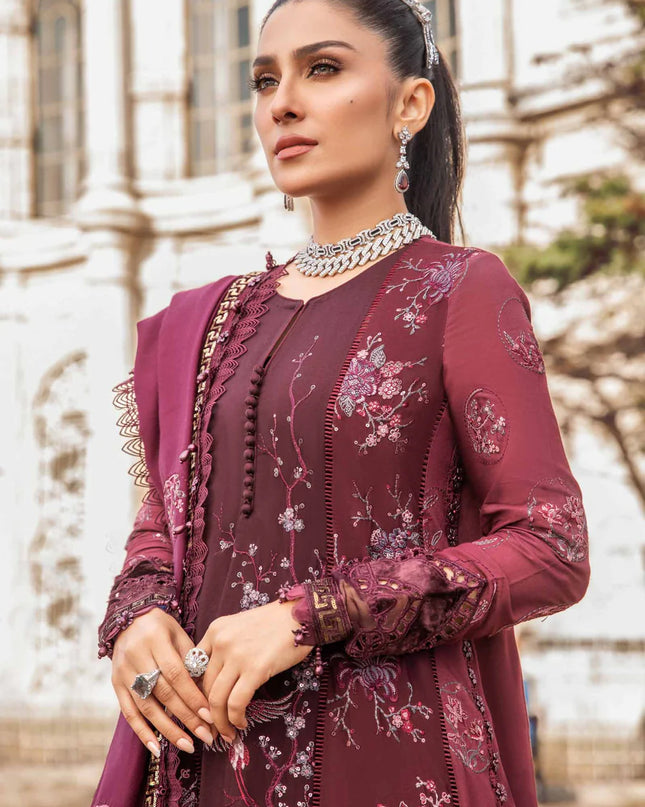 Stitched Linen | Aubergine DL-1103