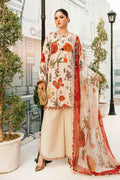 3 Piece Stitched Embroidered Lawn Suit | MPT-2607-A