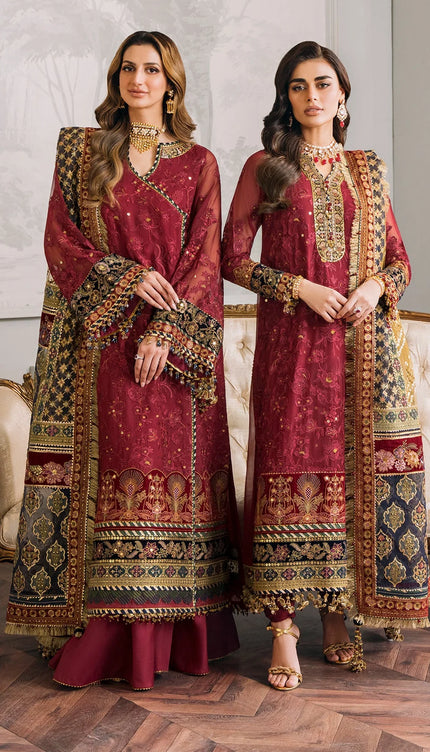 EMBROIDERED CHIFFON CH12-07