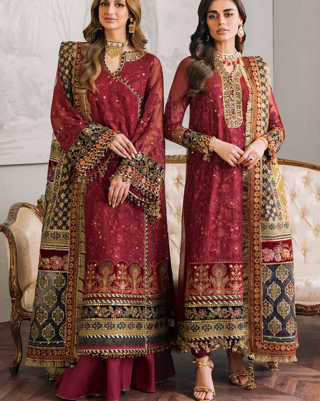 EMBROIDERED CHIFFON CH12-07