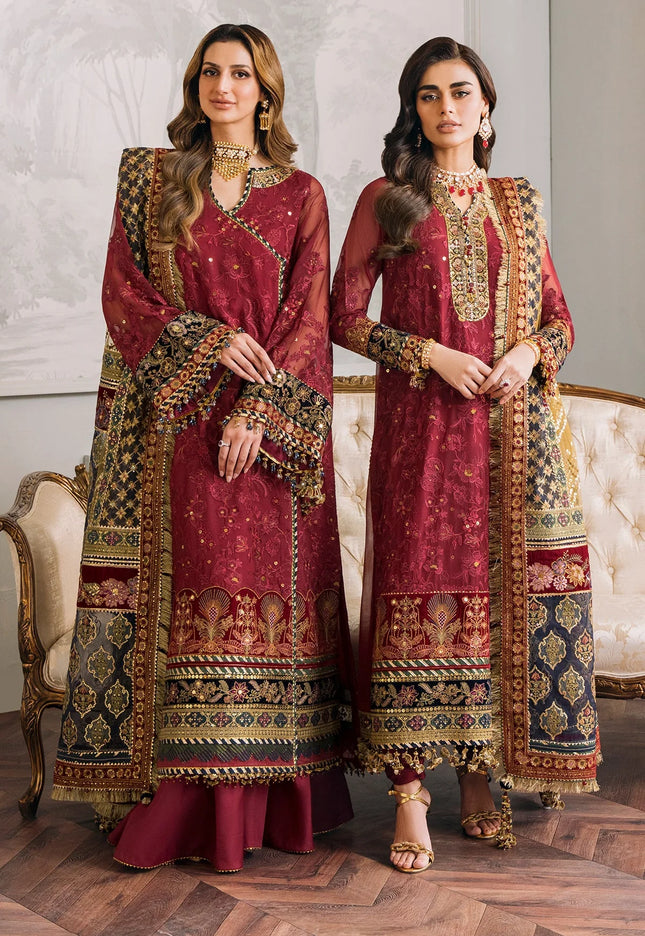 EMBROIDERED CHIFFON CH12-07
