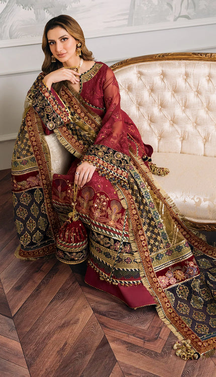 EMBROIDERED CHIFFON CH12-07