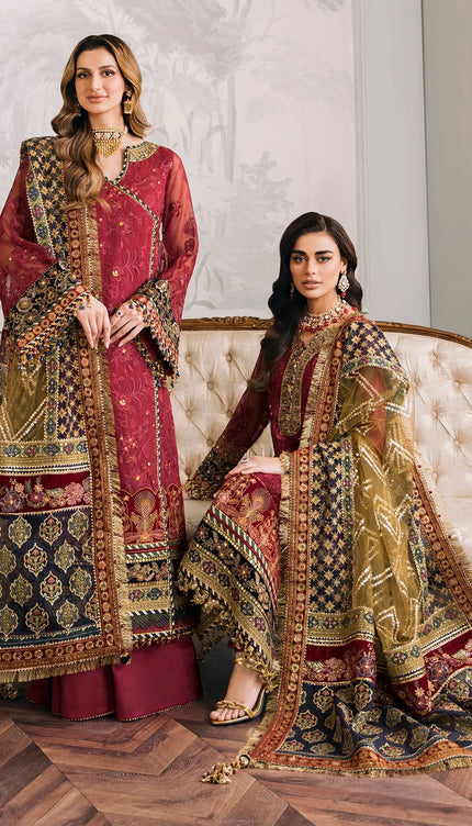 EMBROIDERED CHIFFON CH12-07
