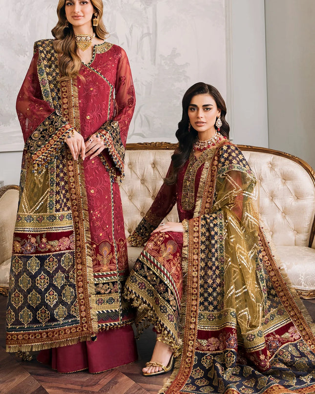 EMBROIDERED CHIFFON CH12-07