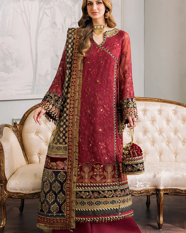 EMBROIDERED CHIFFON CH12-07